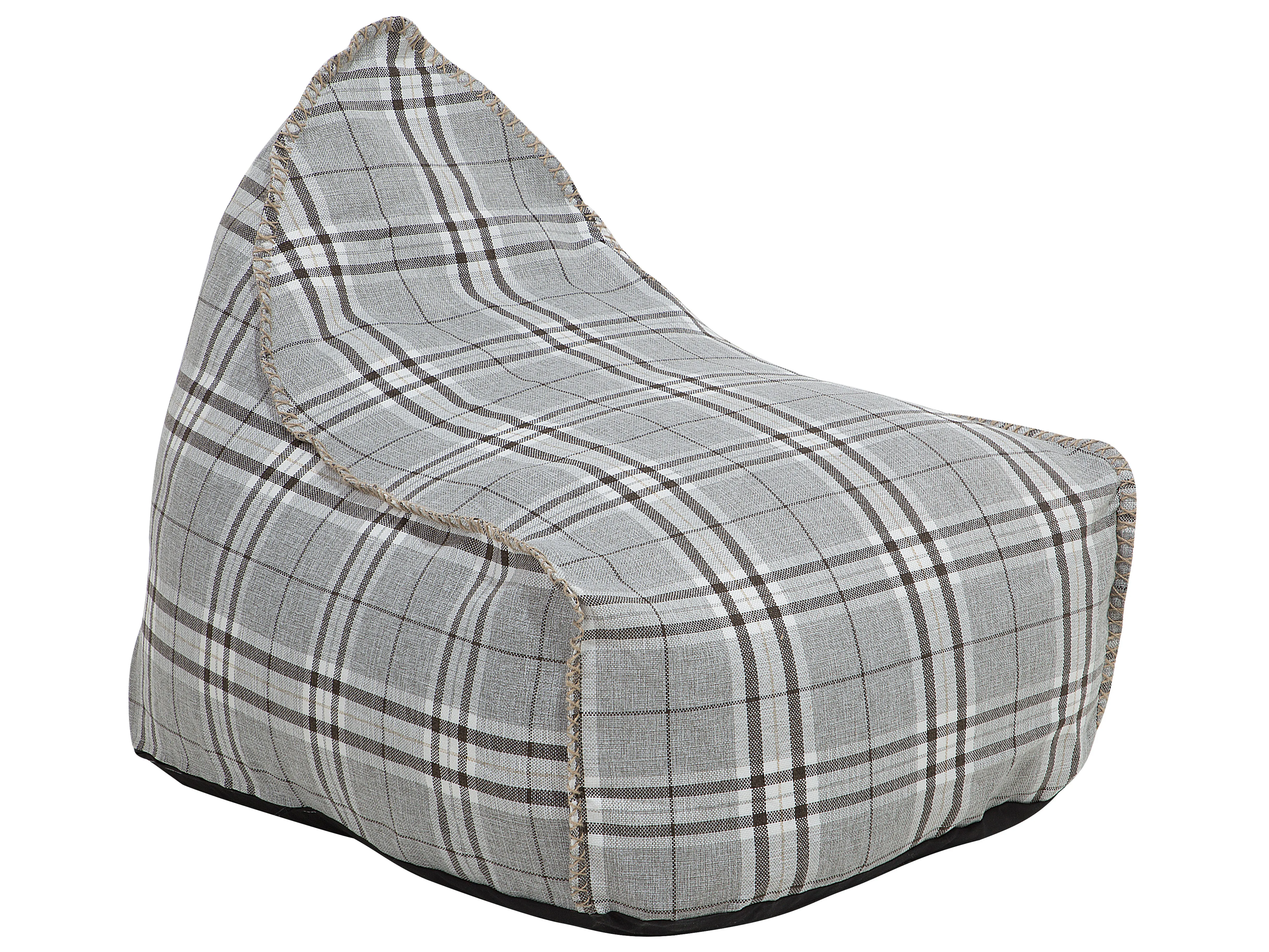 Bean Bag 200 L DROP LINEN 63 cm 75 cm Grey