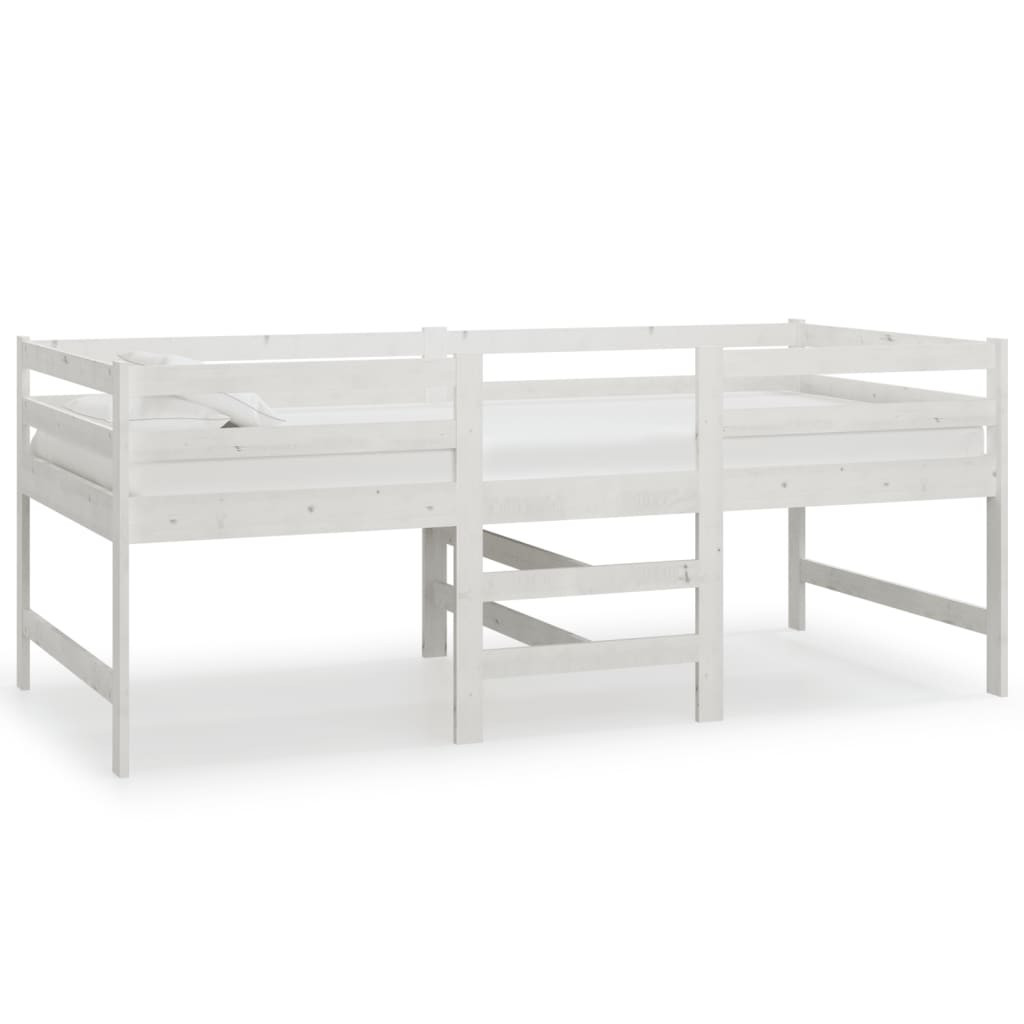 Łóżko Drewniane Rama Łóżka Sofa Biała Do Sypialni Pokoju 90x200 cm