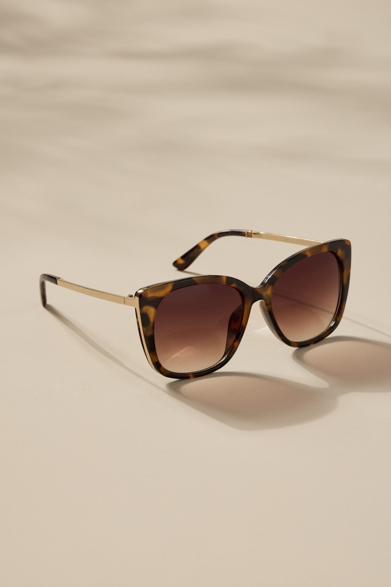 Tammie Oversized Cat Eye Sunglasses