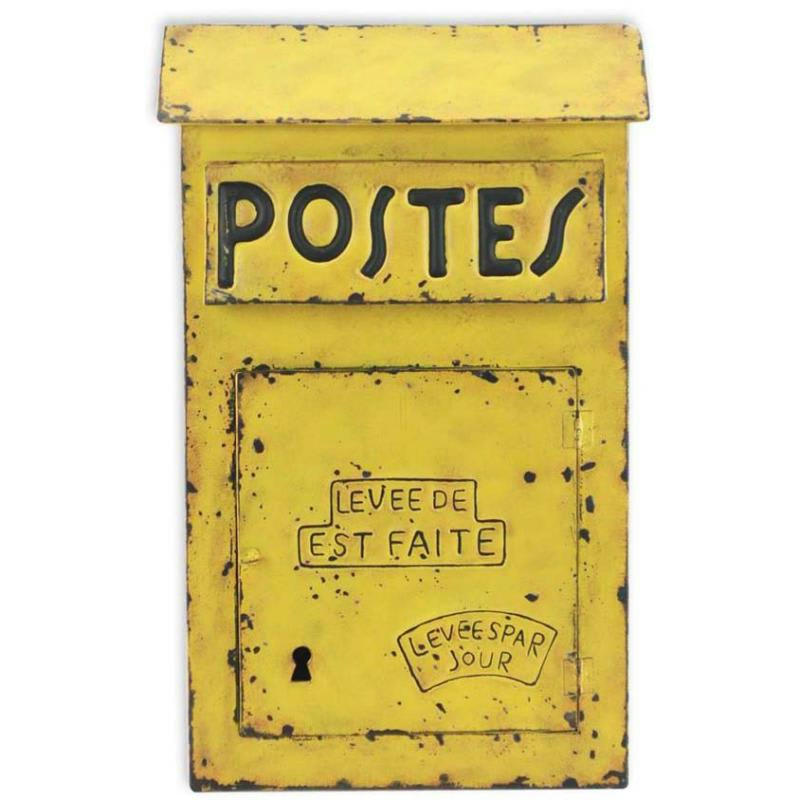 - Boîte  à clés en métal effet usé postes