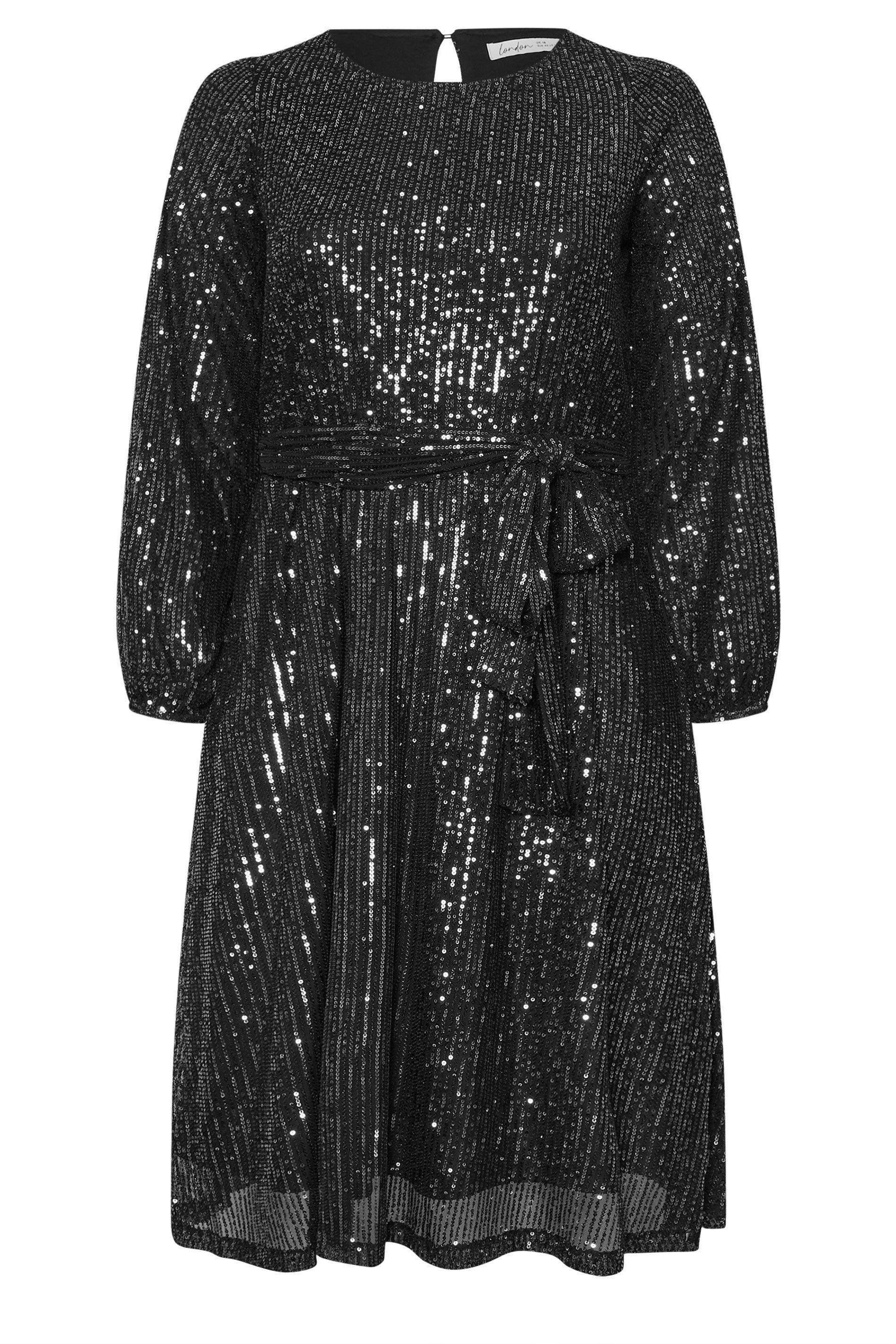 Yours Sequin Skater Dress