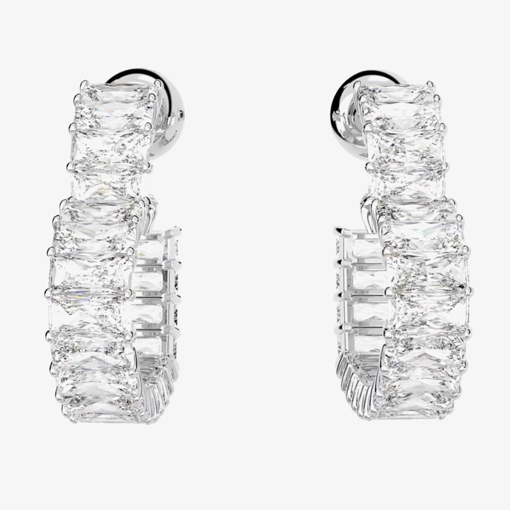 Swarovski Swarovski Matrix Small Heart Hoop Earrings 5653170