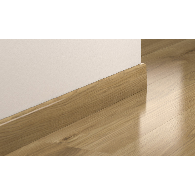 Plinthe droite pour sol stratifié chêne portuaire 240 x 5,8 x 1,2 cm PERGO