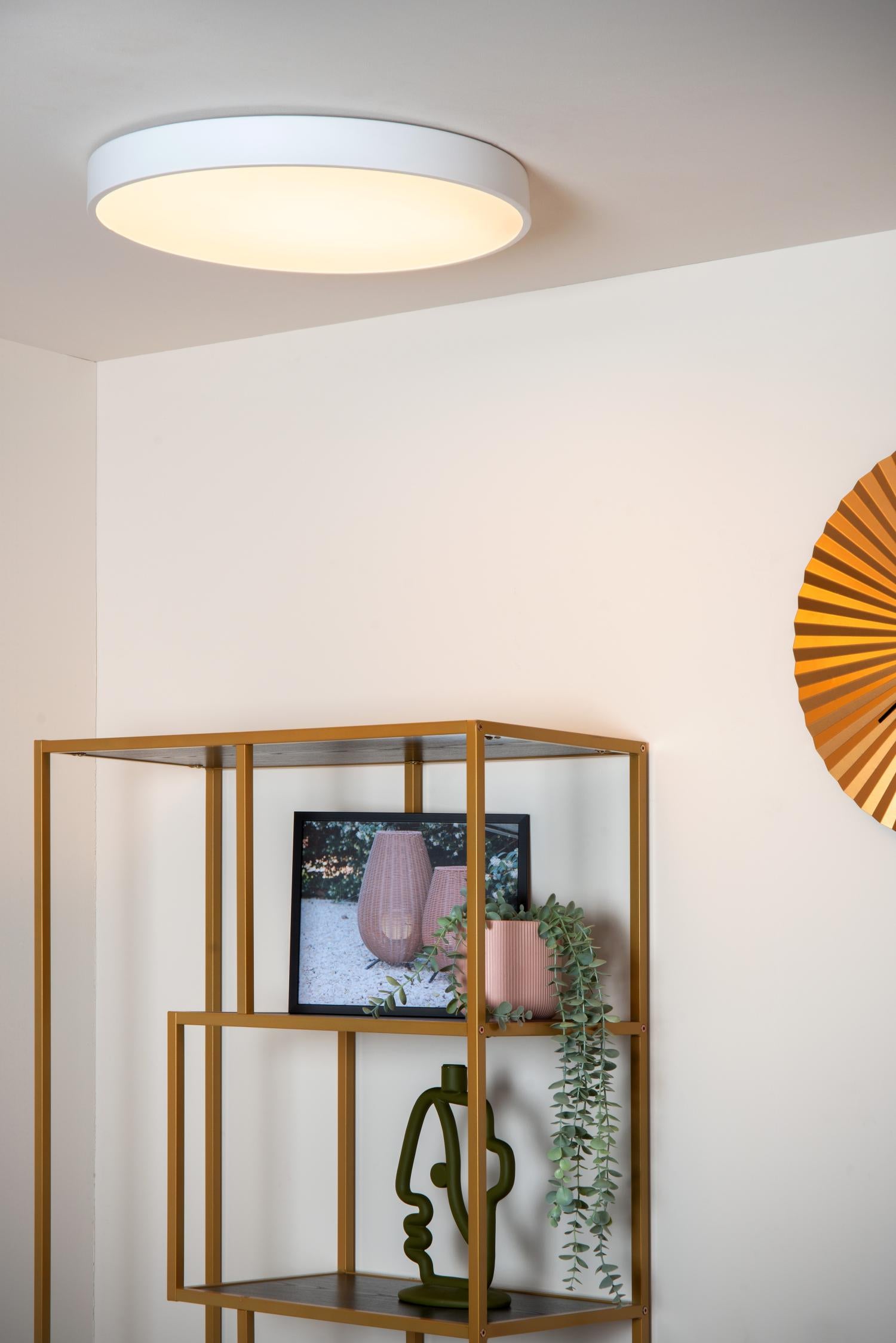 Lucide plafonnière UNAR - Geïntegreerde LED - Wit