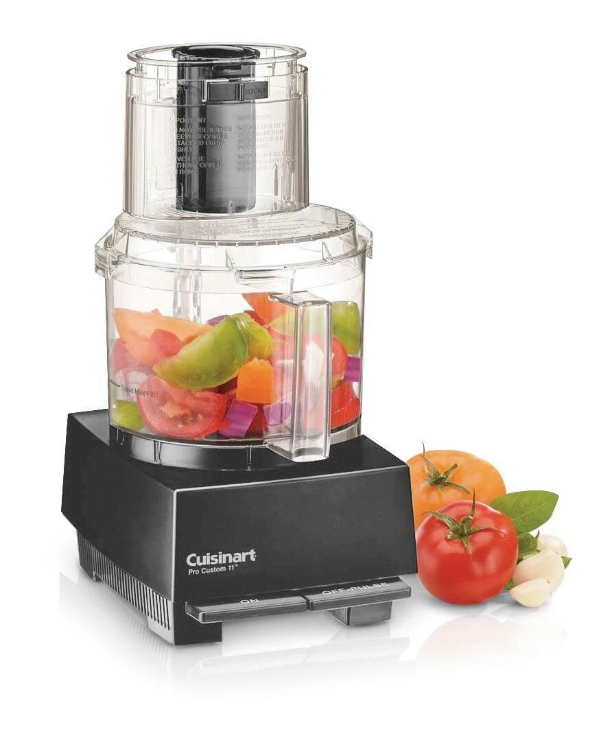 Cuisinart® Pro Custom 11 Food Processor w/ Recipe Book, Black, 11 Cups