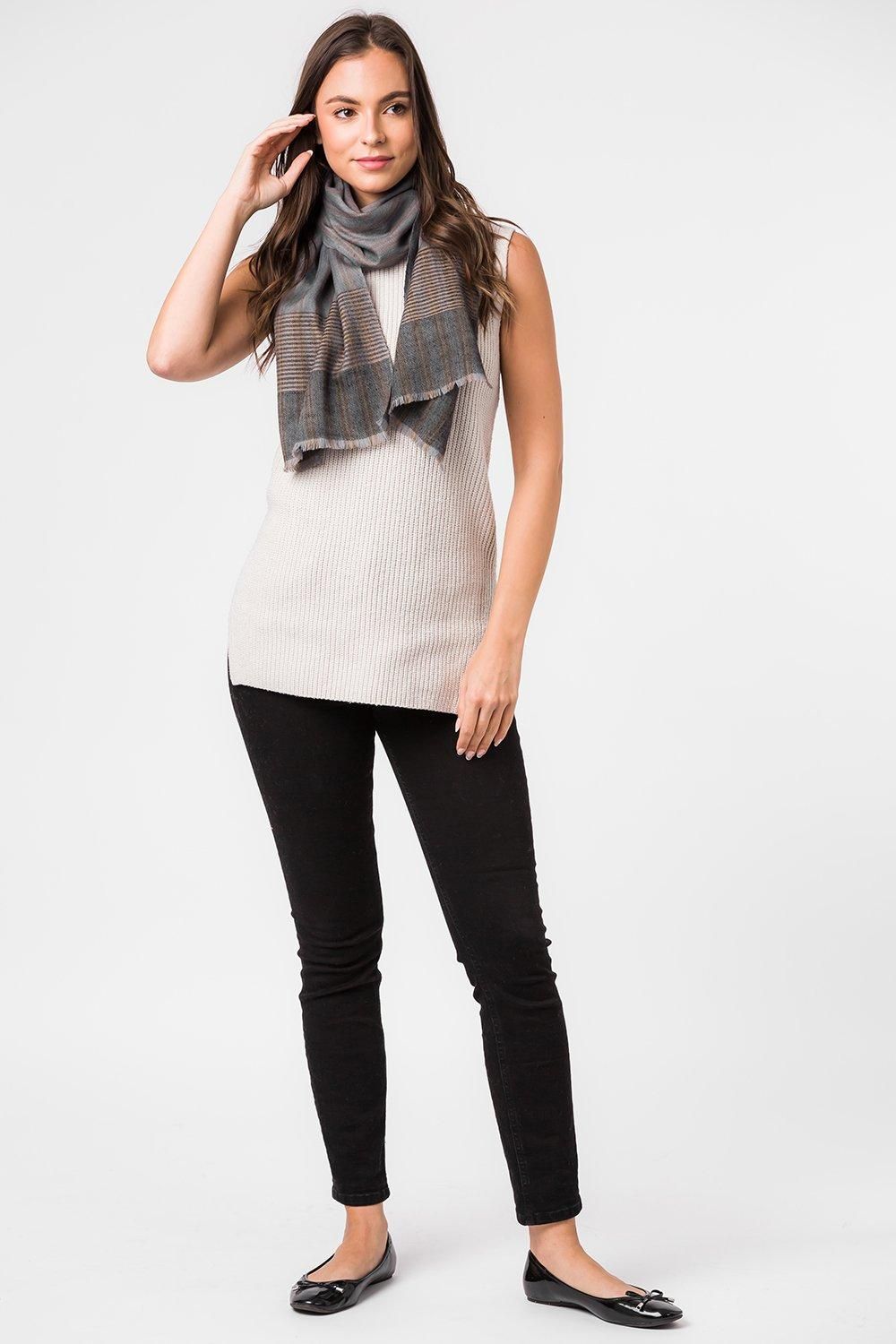 Pure Luxuries London Aspect' Cashmere & Merino Wool Neckerchief