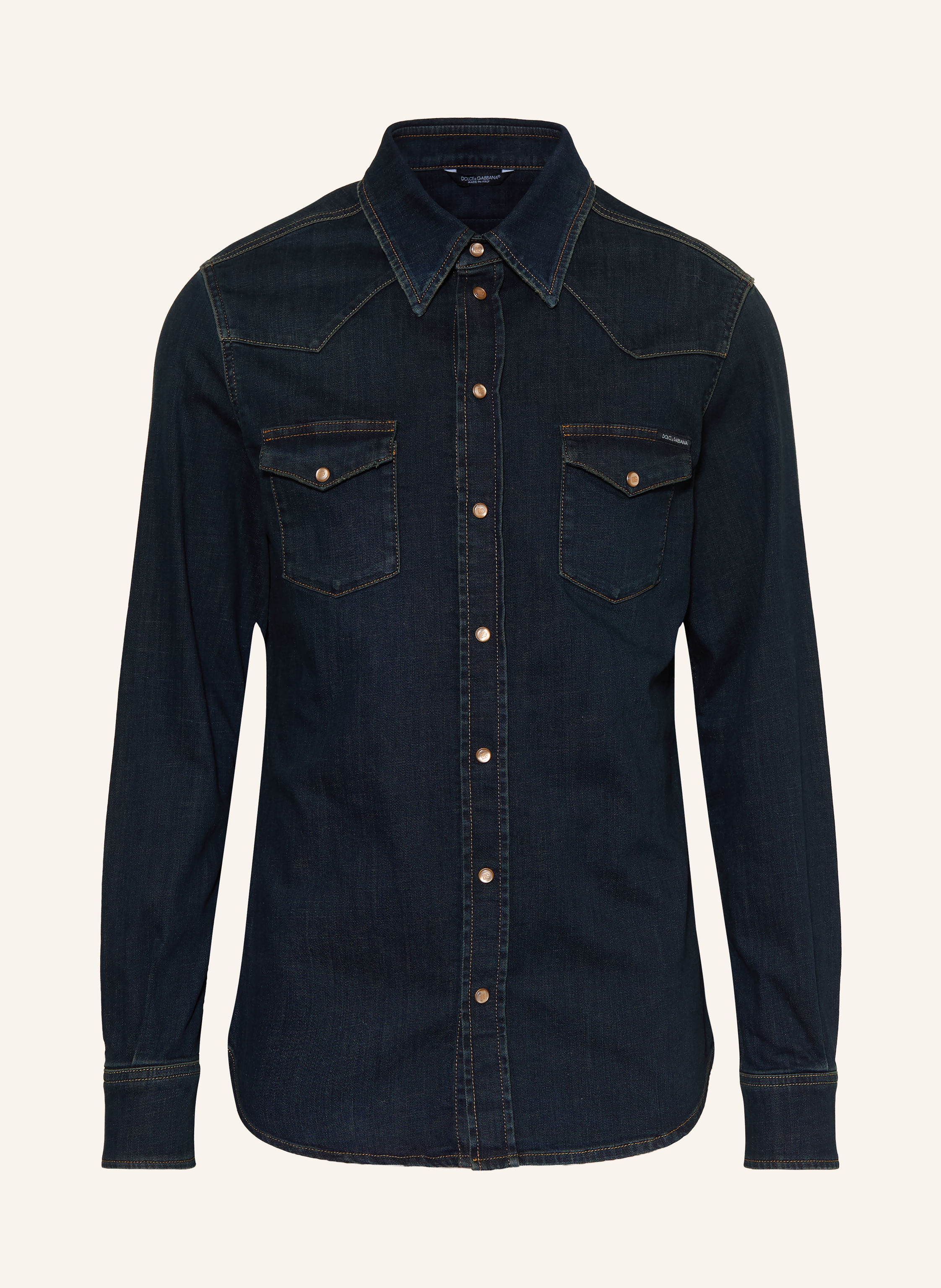DOLCE & GABBANA Jeanshemd Extra Slim Fit