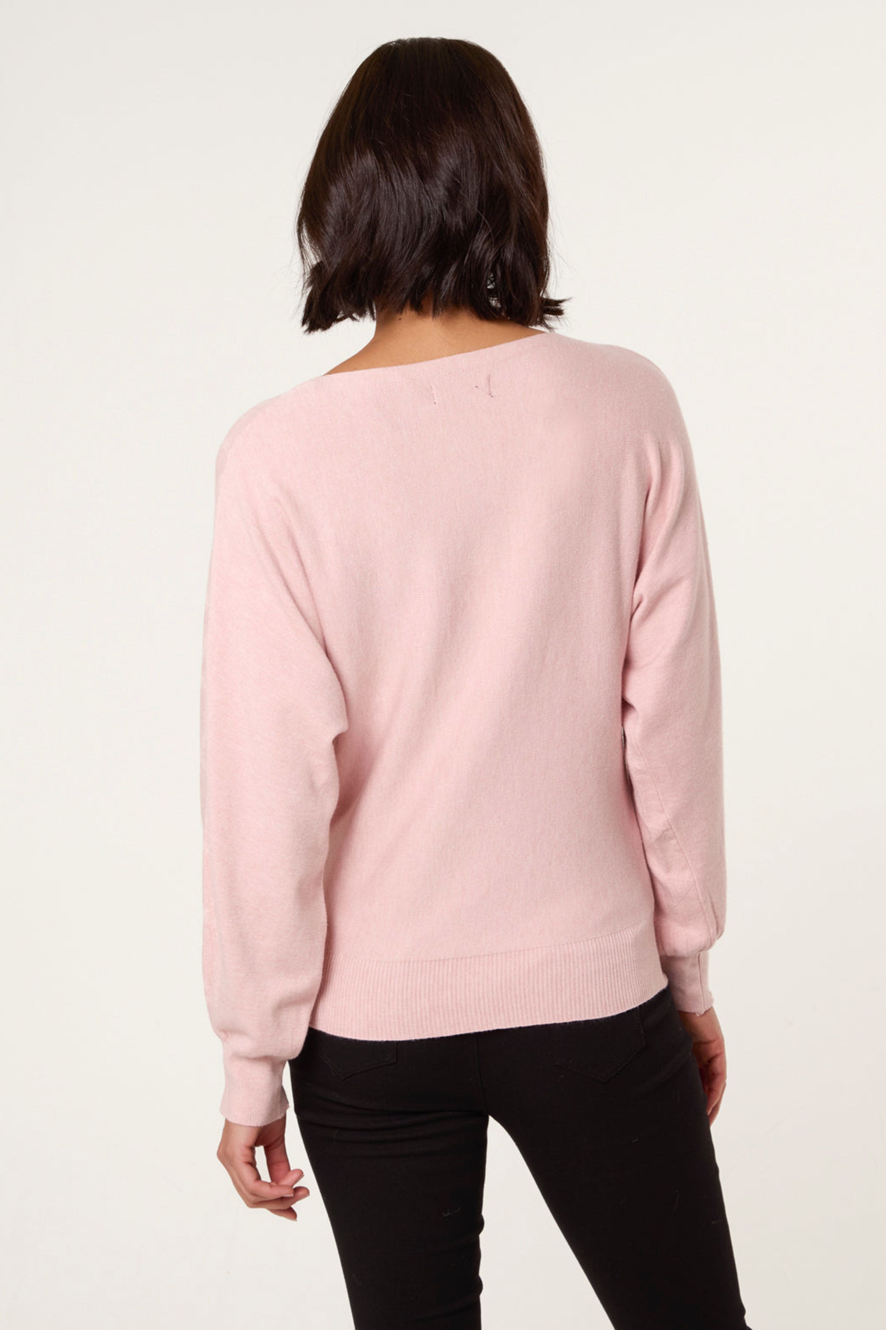 Blue Vanilla Pink Patterned Jumper