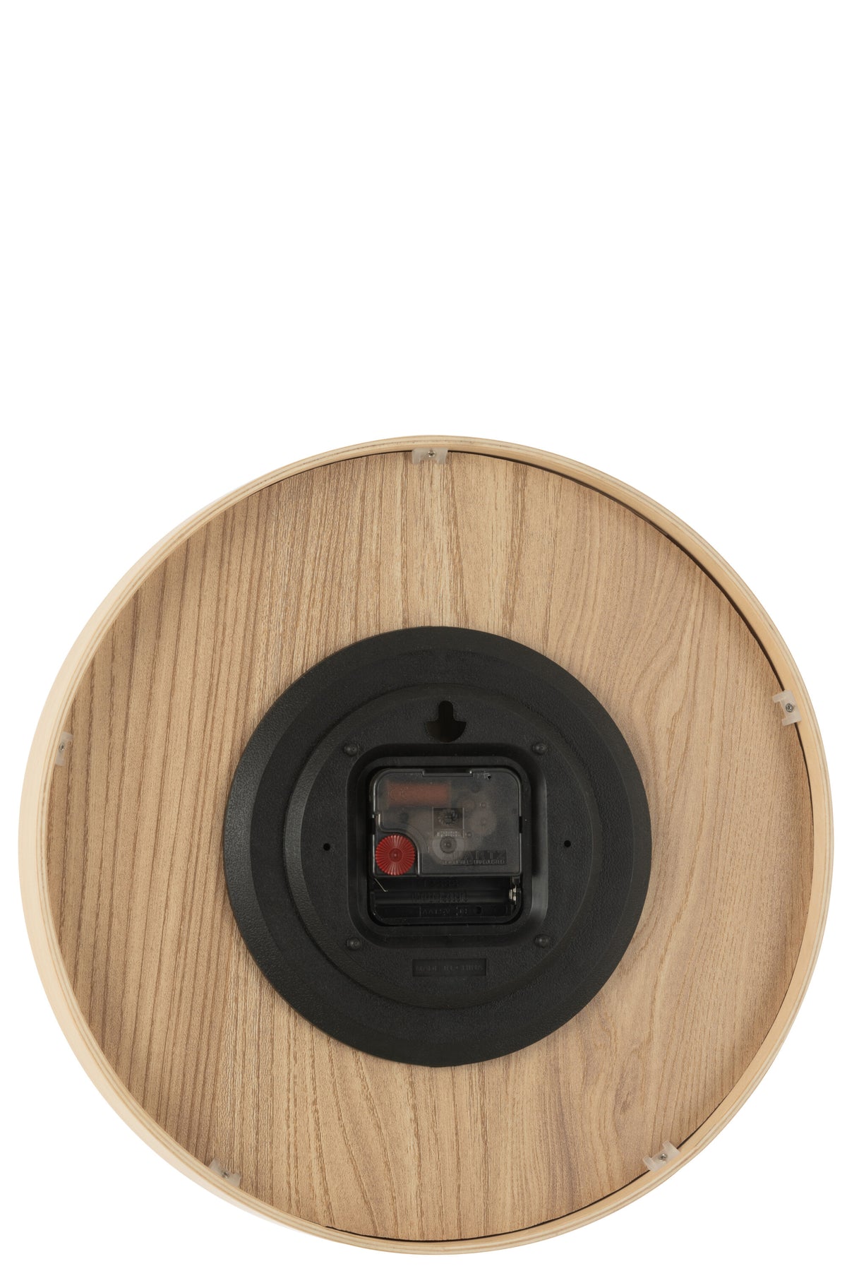 J-Line klok - multiplex/hout - licht naturel - small - Ø 30 cm