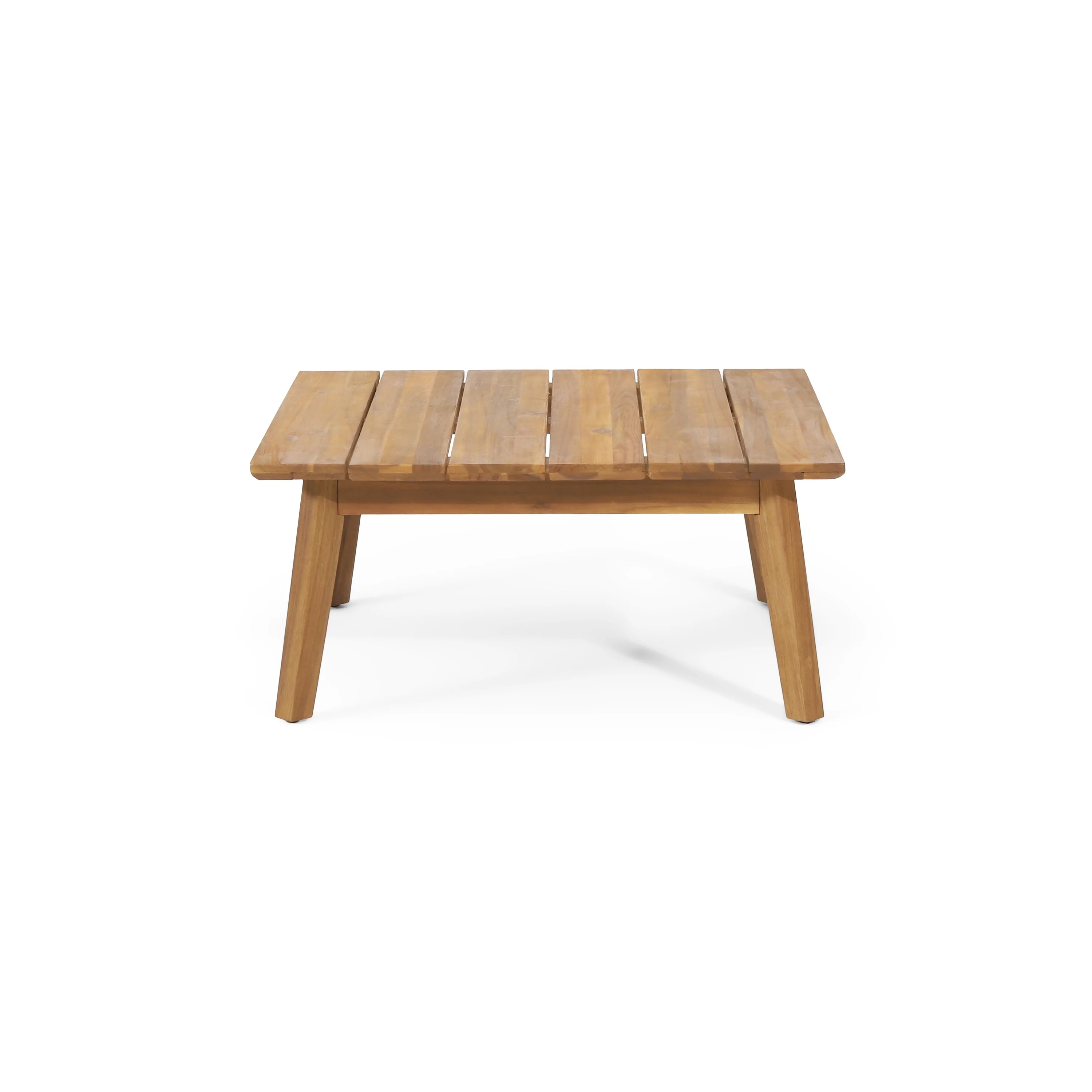 Burchett Acacia Wood Outdoor Coffee Table by Christopher Knight Home
