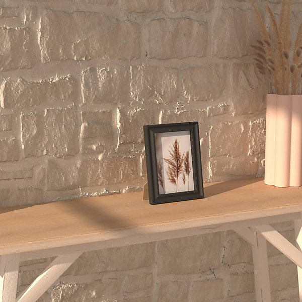 Cadre photo Mae en bois 13x18cm noir - Atmosphera
