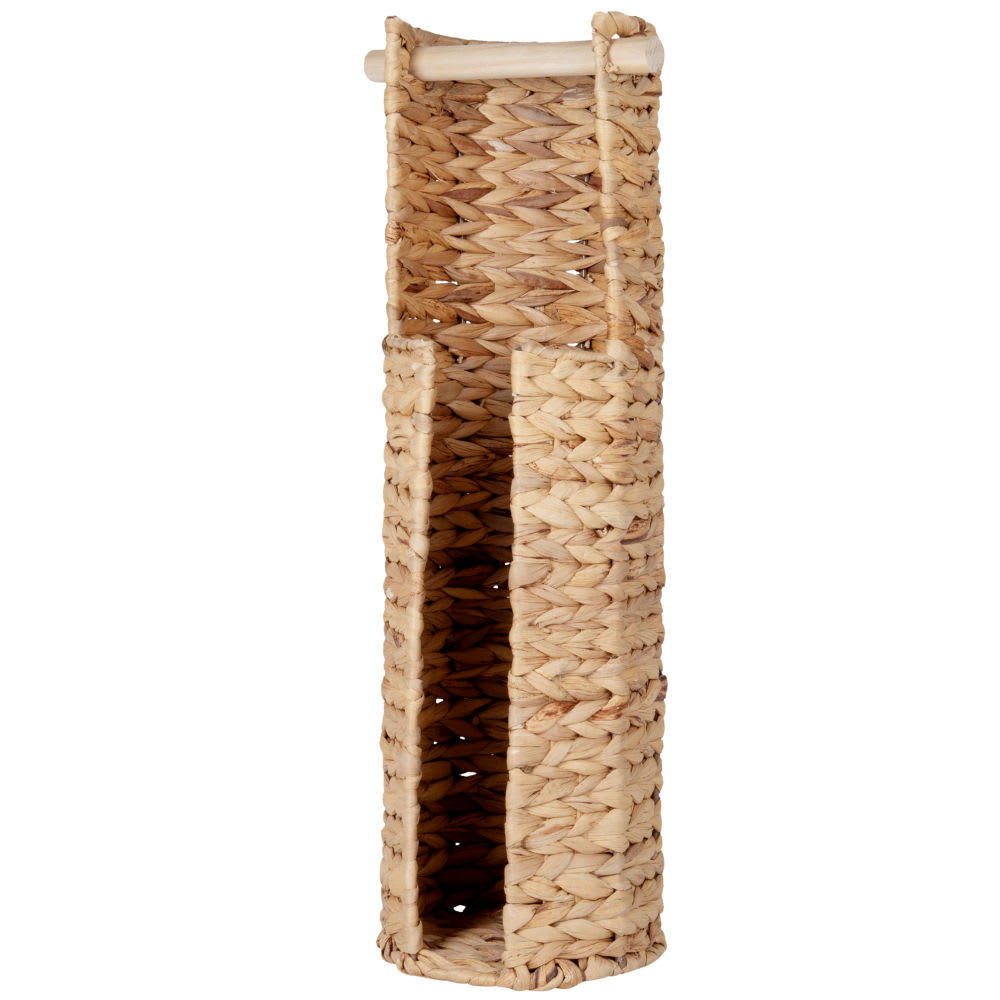 - Dérouleur papier toilette tressé à la main en fibre végétale