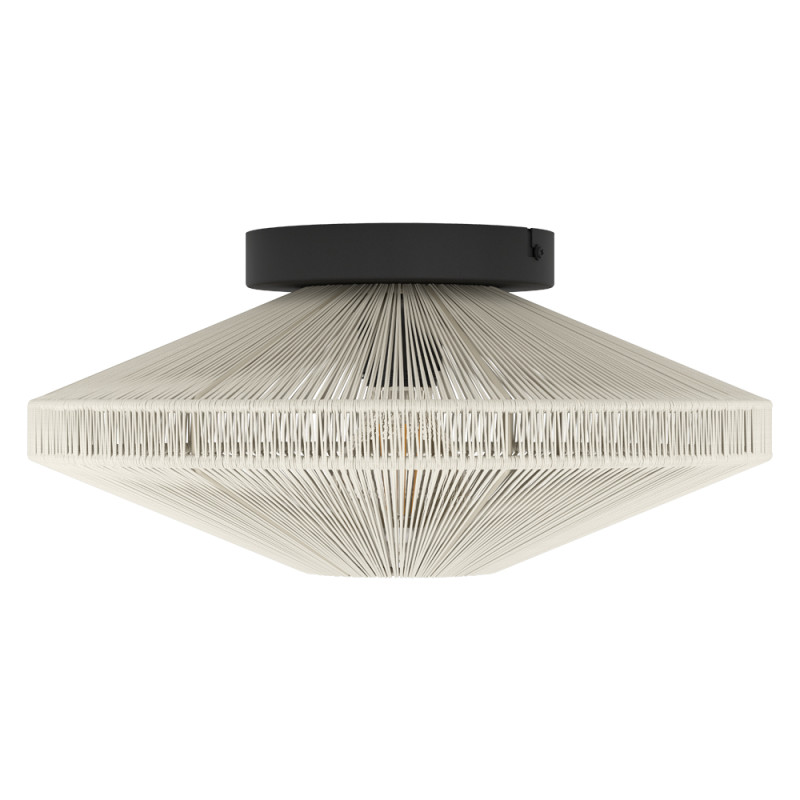 Plafonnier Midsumer noir E27 40 W EGLO