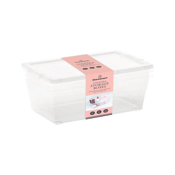Storesmart Storage Box 6 Litre 3 Pack