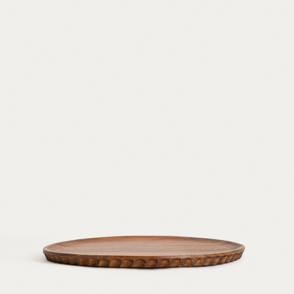 Deska RILLET do serwowania z drewna akacjowego 28 cm HOMLA