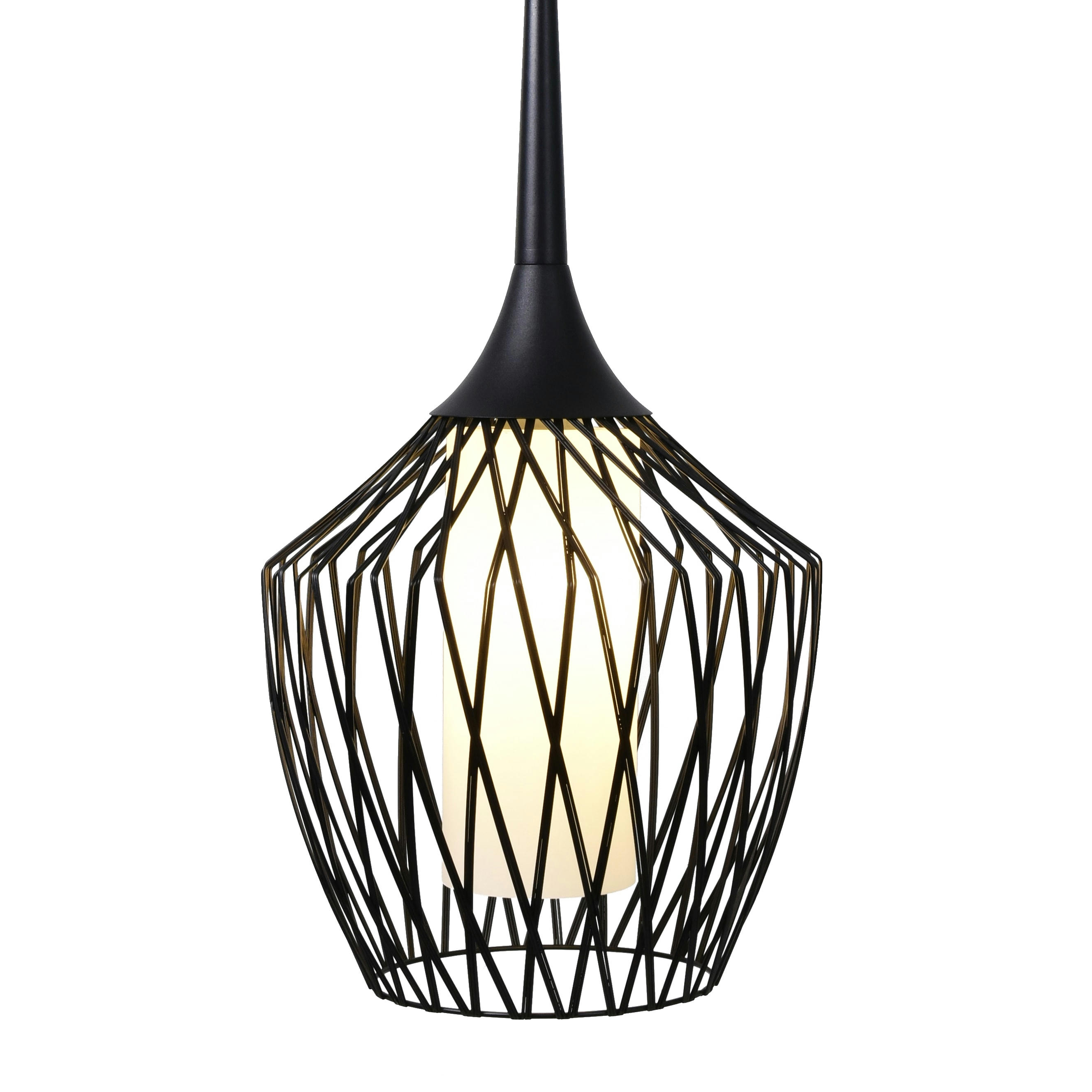 LORA - Suspension en métal noir