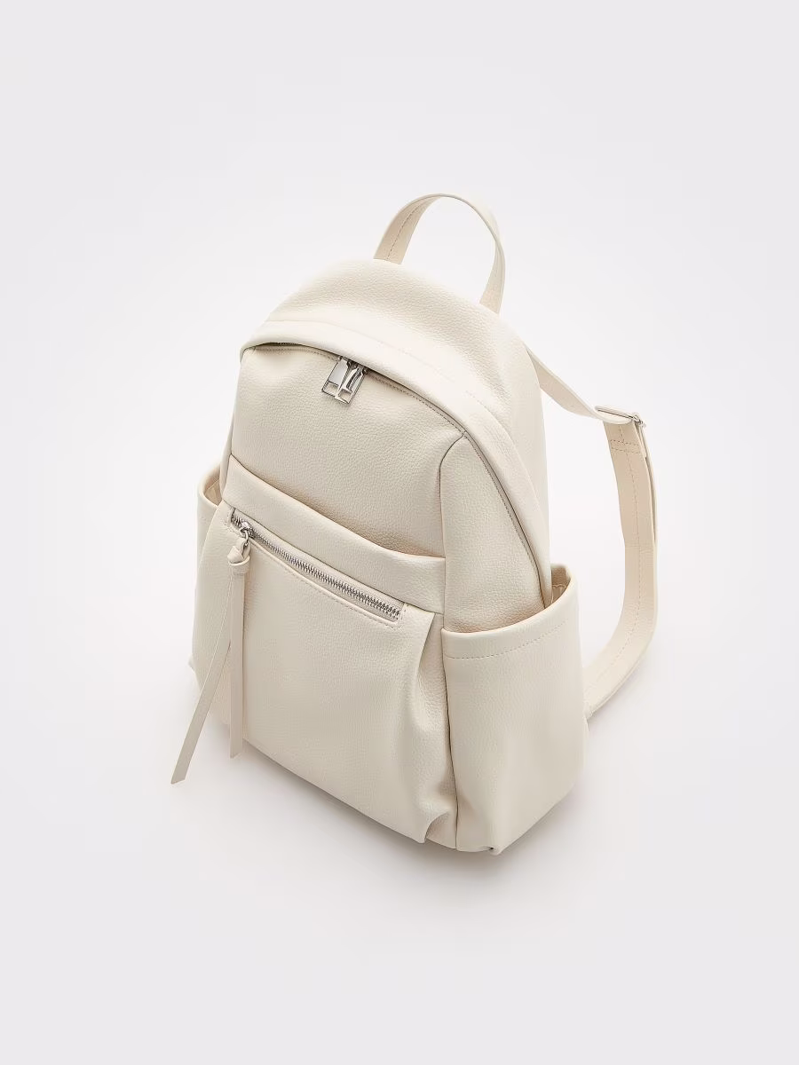 Faux Leather Backpack