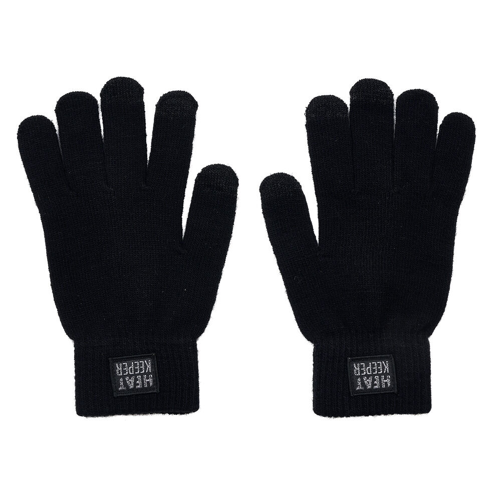 Paire de gants thermiques tactiles noirs pour homme ou femme