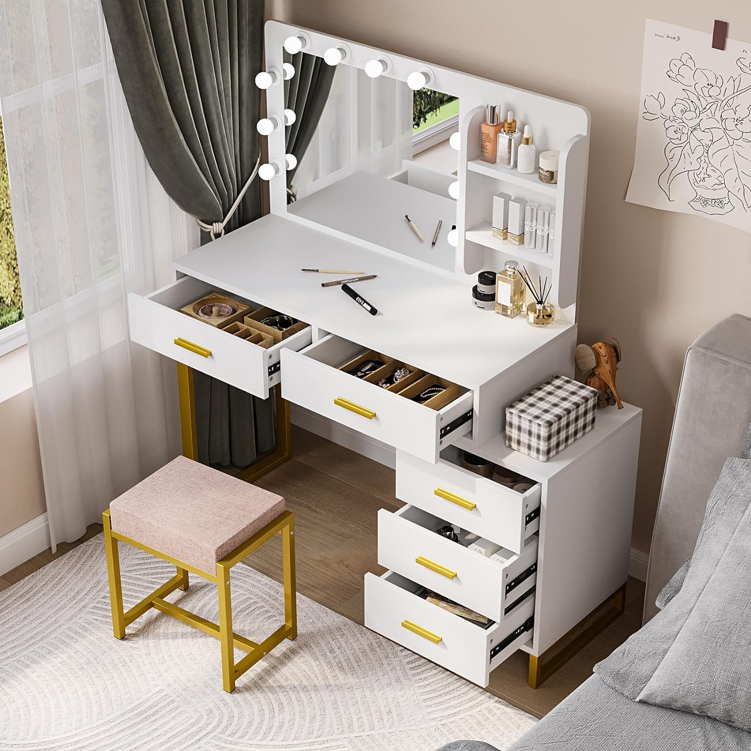 Multifunctional Vanity Mirror dressing table