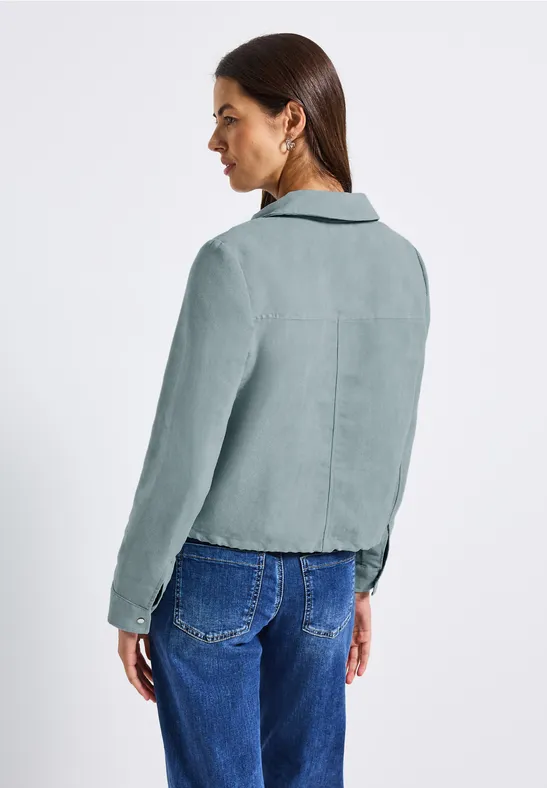 Cordjacke mit Zipper