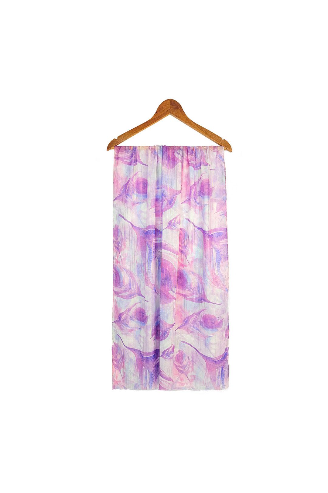 Vellin Abstract Watercolour Swirl Print Lightweight Summer Scarf