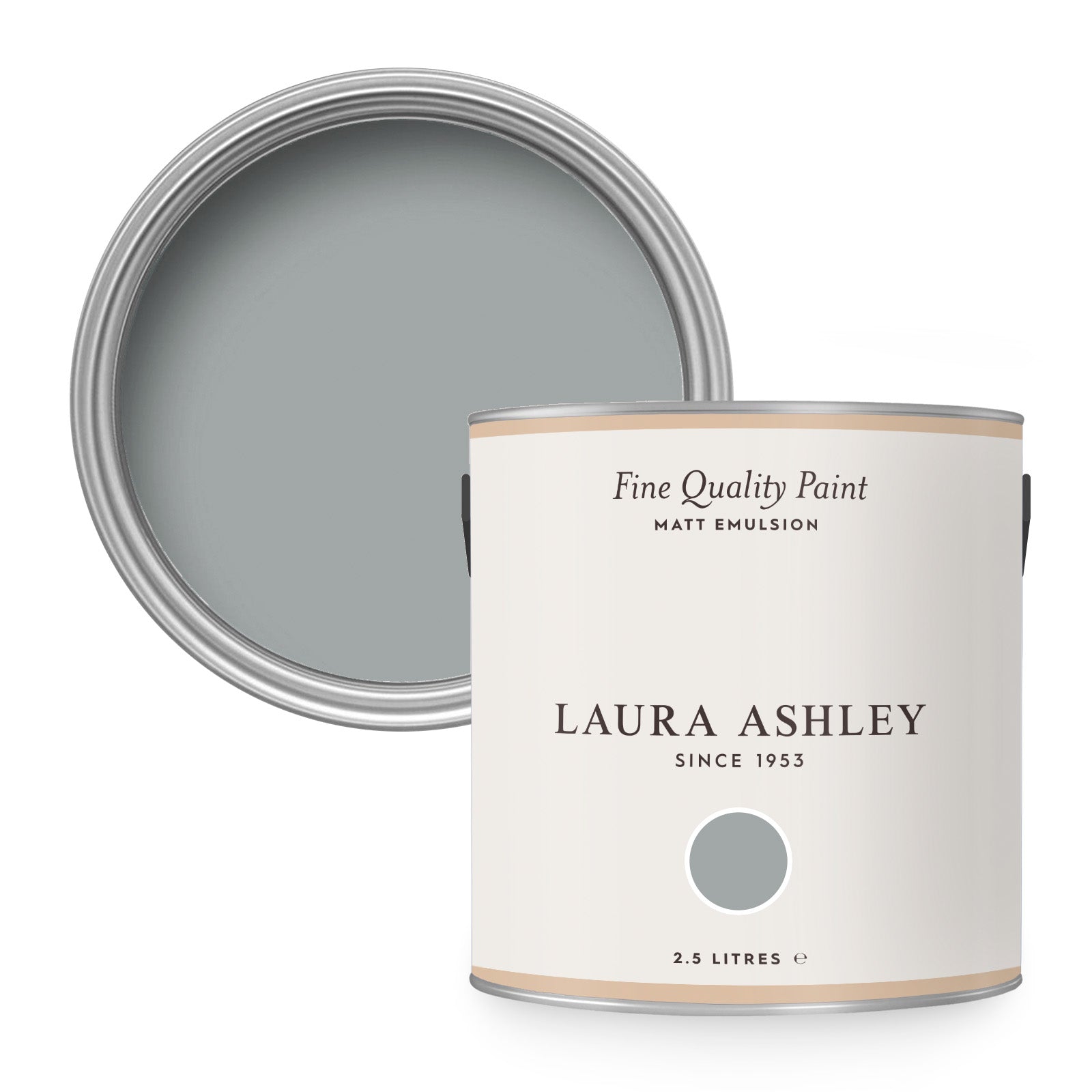 Laura Ashley Muurverf Mat Slate 2,5 liter