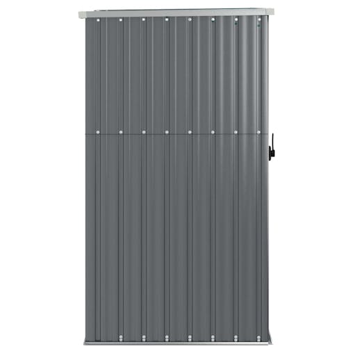 NNEVL Garden Tool Shed Grey 88x89x161 cm Galvanised Steel