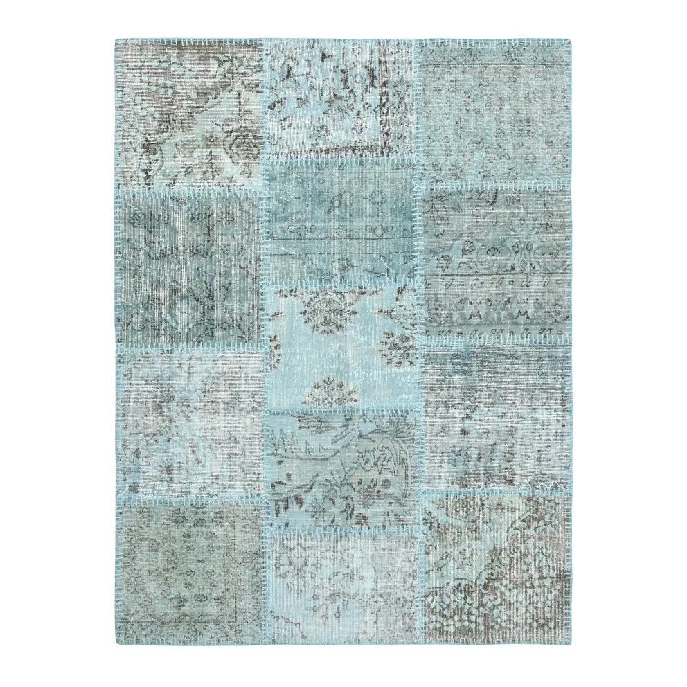 moderner Orientteppich Vintage Patchwork