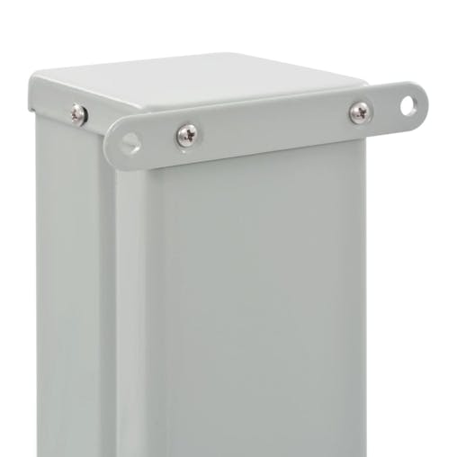 NNEVL Patio Retractable Side Awning 100 x 300 cm Cream