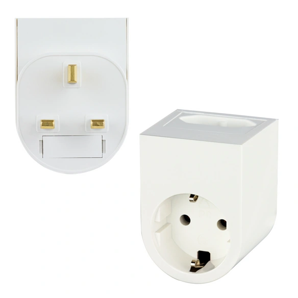 Reisestecker, Traveler UK weiss