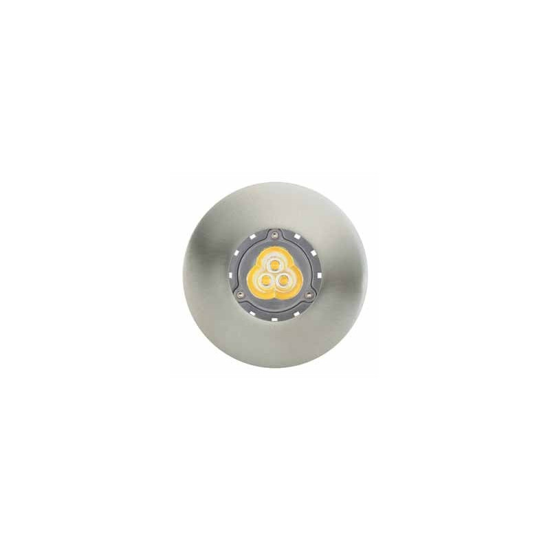 Spot à encastrer LED fixe rond acier IP65 GU10 5 W LIGHT TOPPS