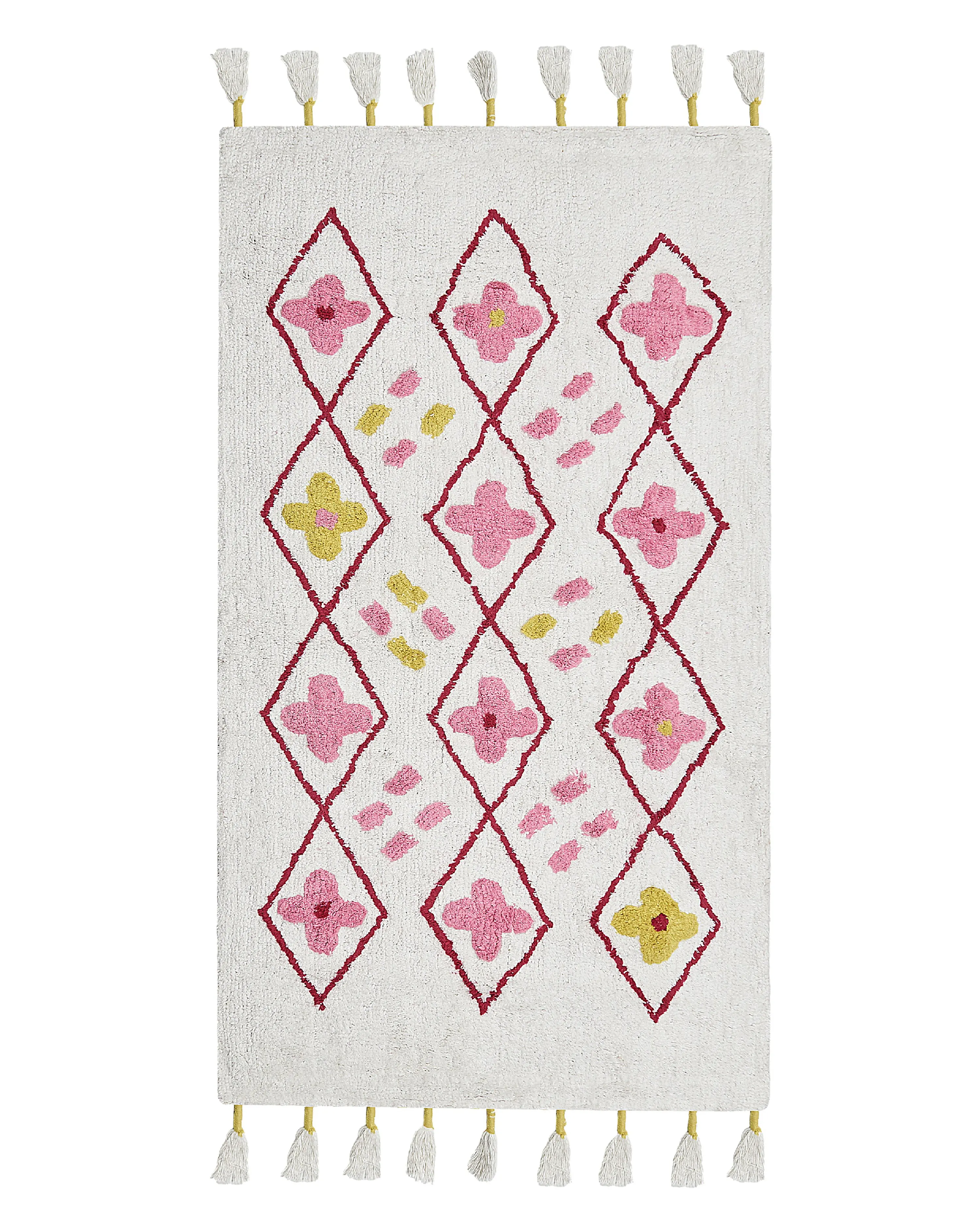 Kids Rug CAVUS White 160 x 230 cm Cotton