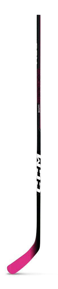 CCM Ribcor Prime Composite Hockey Stick, Intermediate, Pink
