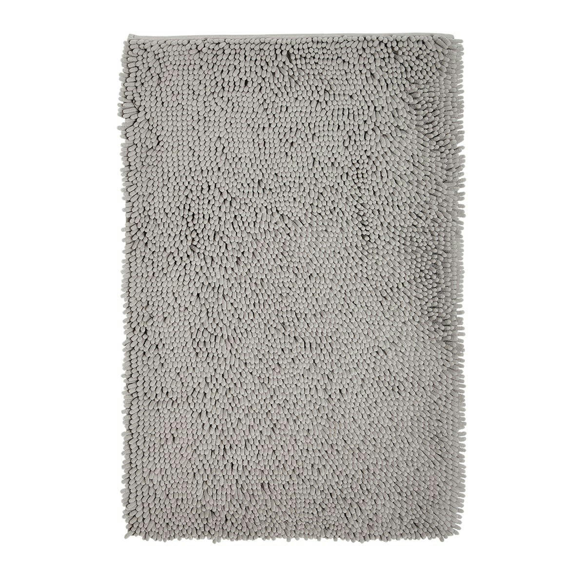 ESSENTIAL - Tapis de bain mèche uni en Polyester Beige 50x80 cm