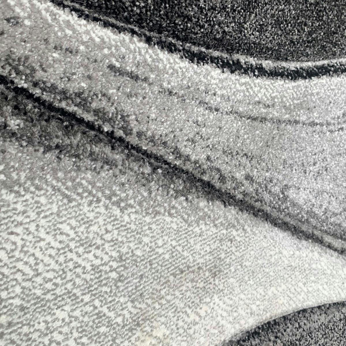 MADILA - Tapis salon gris 120x170