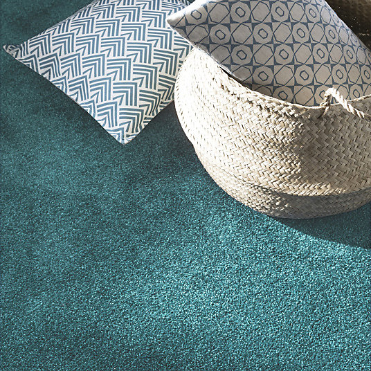 Moquette Feelings - Bleu canard Abyss - Echantillon 15 x 20 cm