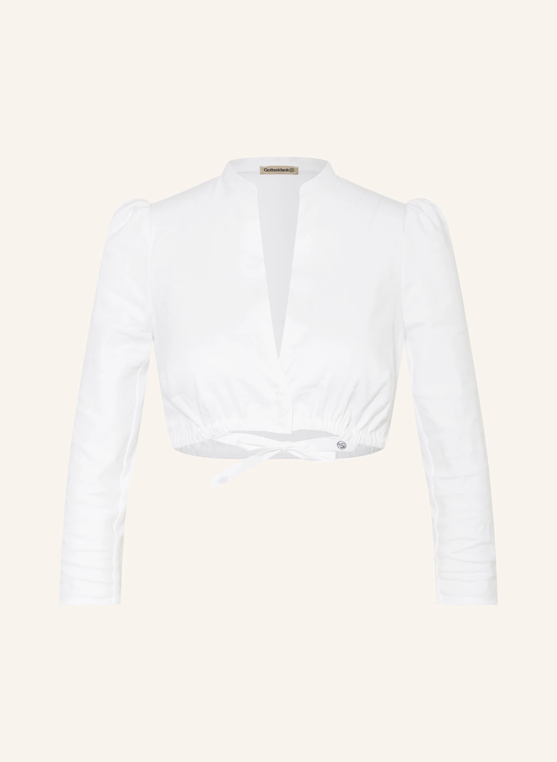 Gottseidank Dirndlbluse POMPADOUR mit Leinen