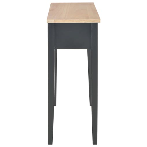 NNEVL Dressing Console Table Black 79x30x74 cm Wood