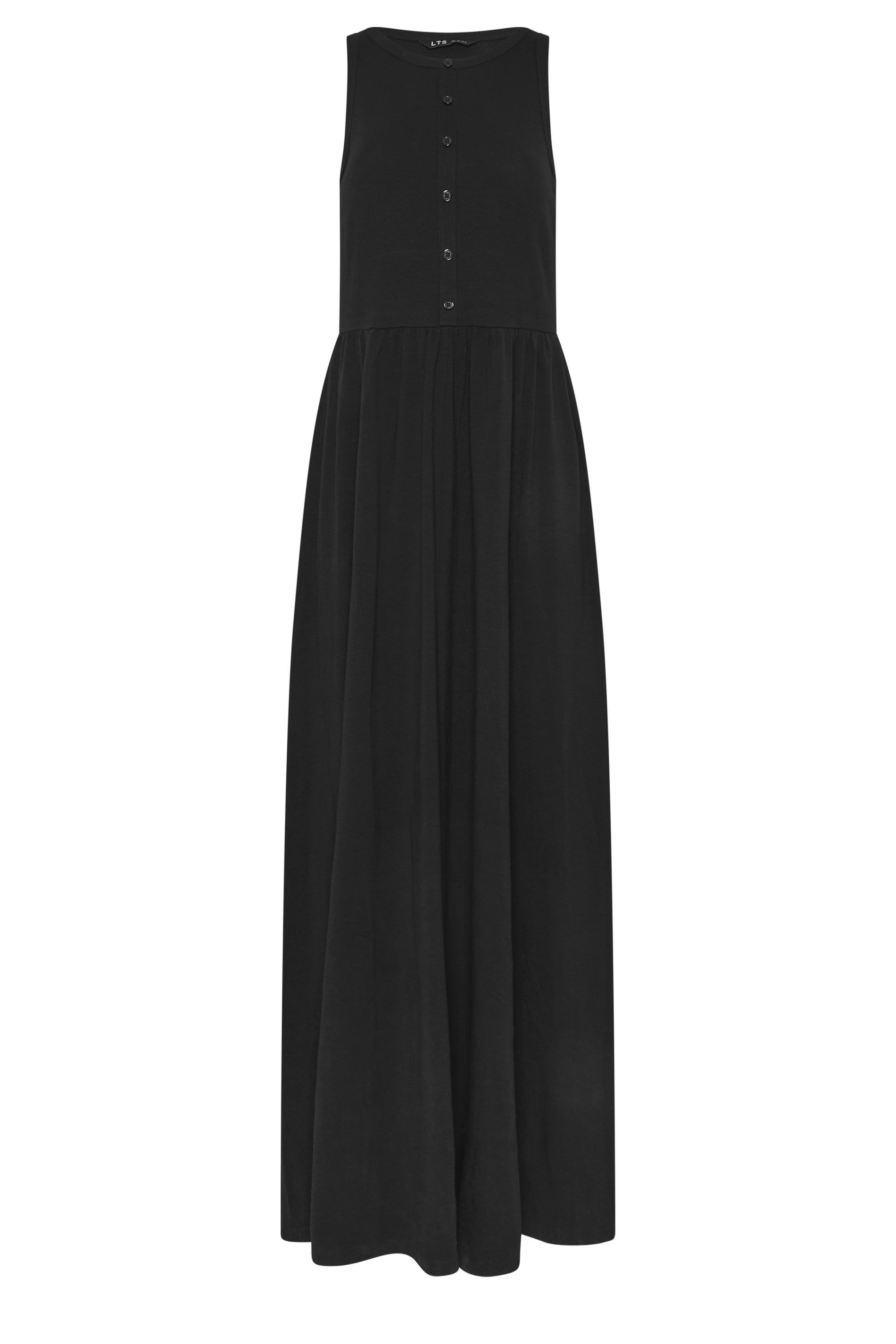 Long Tall Sally Tall Button Detail Cotton Maxi Dress