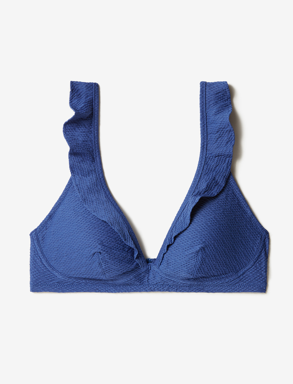 Haut de maillot de bain triangle sans armatures paddé SIRENE
