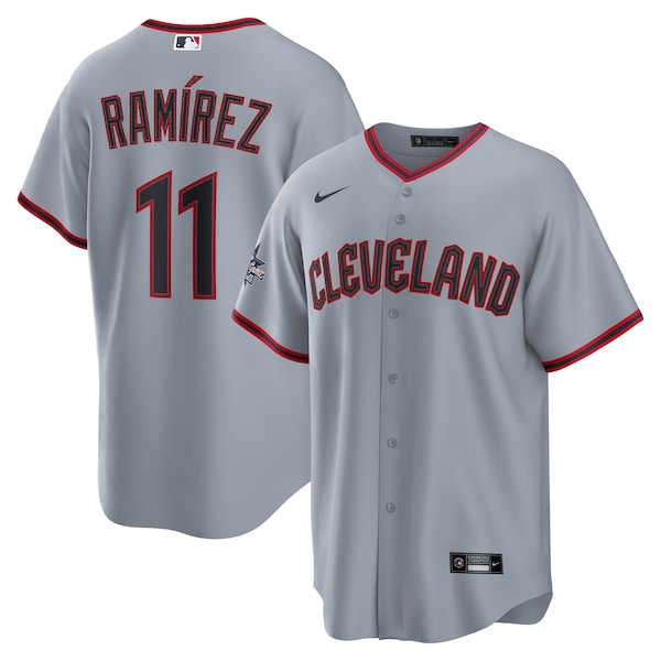 José Ramírez Cleveland Guardians Nike 2025 MLB All-Star Game Road Replica Player Jersey - Gray