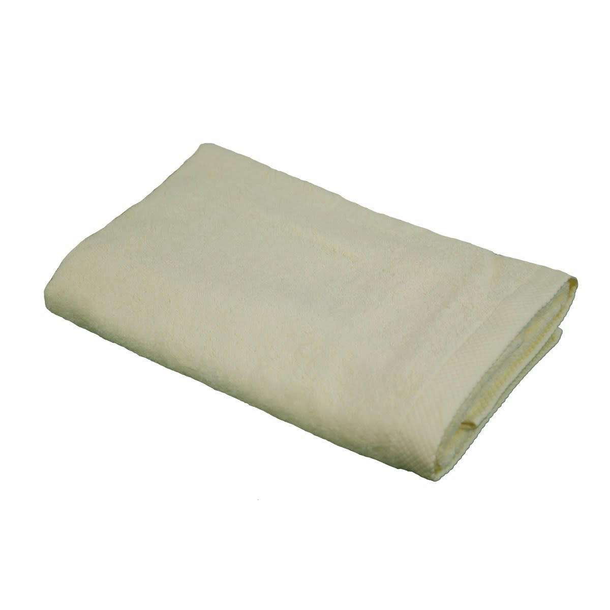 DRAP DE DOUCHE ESSENTIELLE - Drap de douche éponge en coton ecru 70x140 cm
