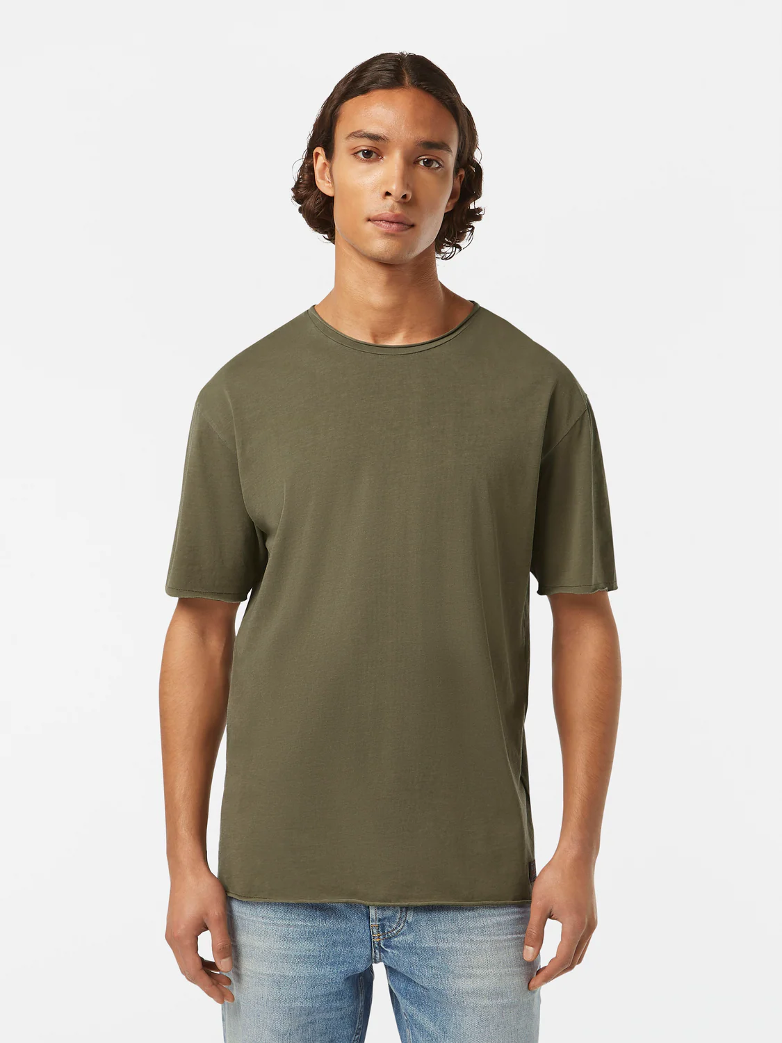 Raw Edge Relaxed Fit T-Shirt