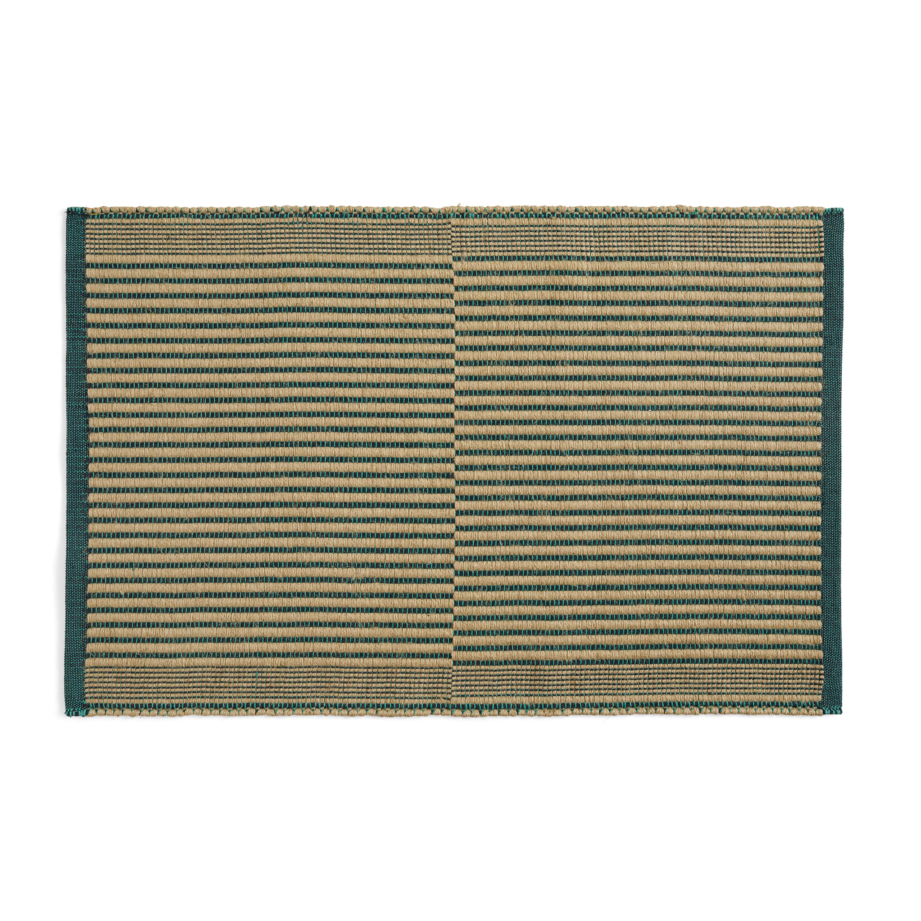 HAY Tapis Deurmat 60 x 95 cm - Black / Green