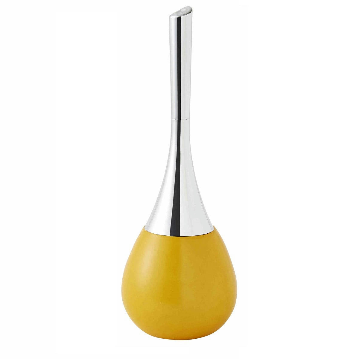 GOUTTE - Brosse wc en porcelaine jaune curry