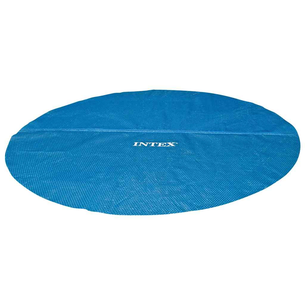 Plandeka solarna do basenu Niebieski 448 cm Polietylen INTEX