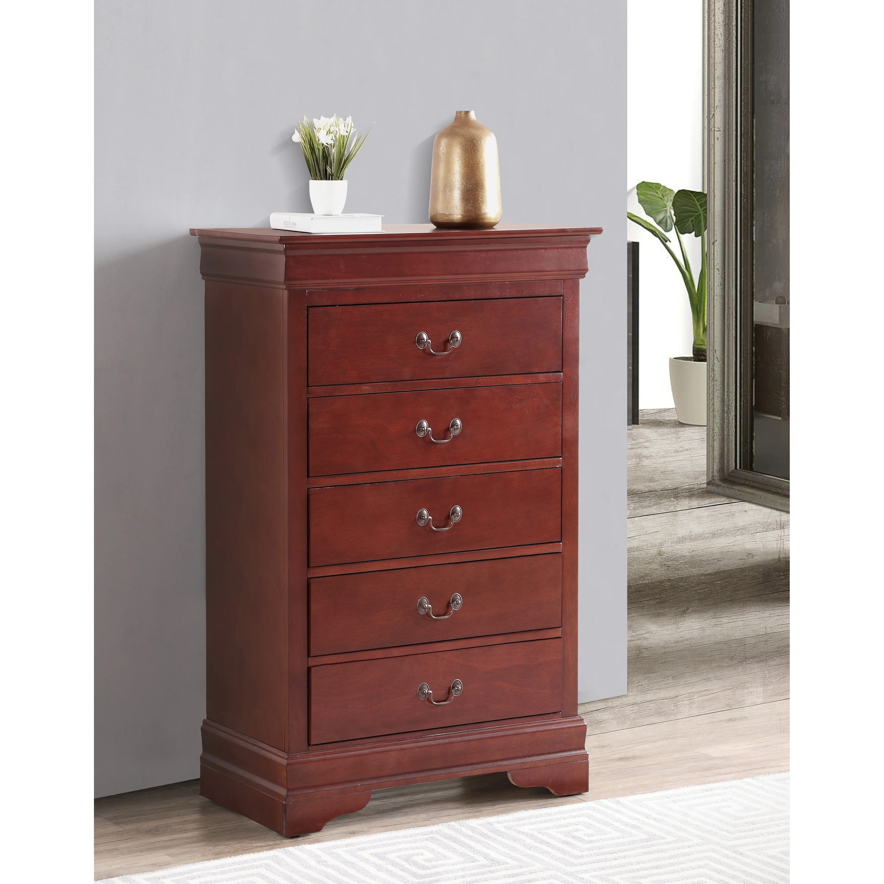 Louis Phillipe 5-drawer Bedroom Chest