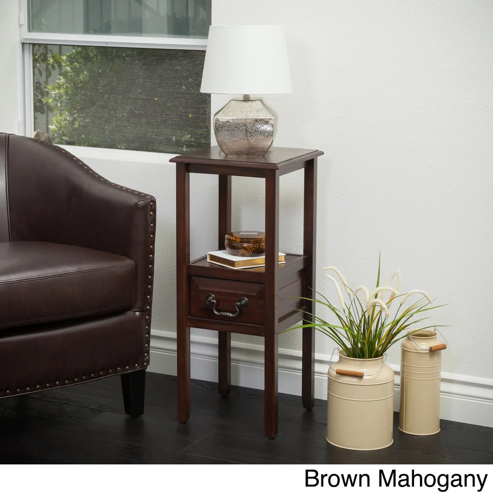 Rivera Acacia Wood Accent Table by Christopher Knight Home