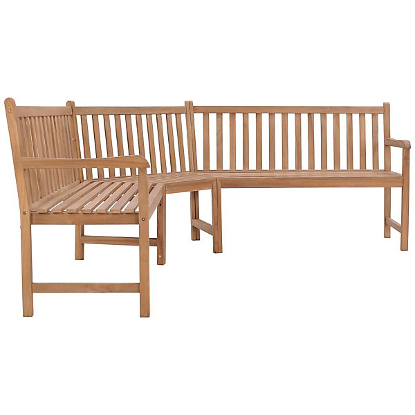 Banc de jardin meuble de patio bois Helloshop26