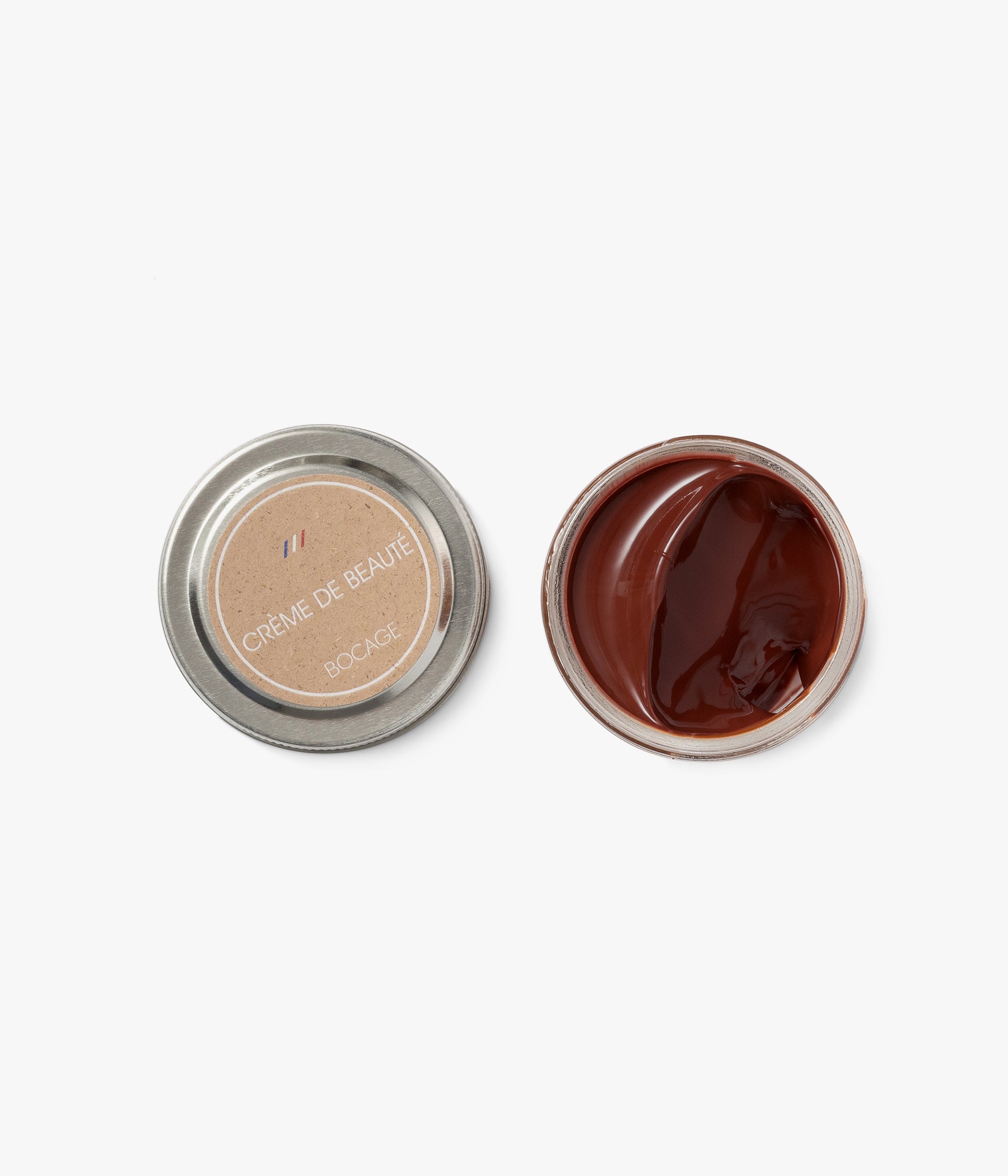 Crème de beauté marron